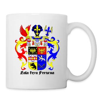 ostfriesland wappen - Tasse - Weiß - Rechts