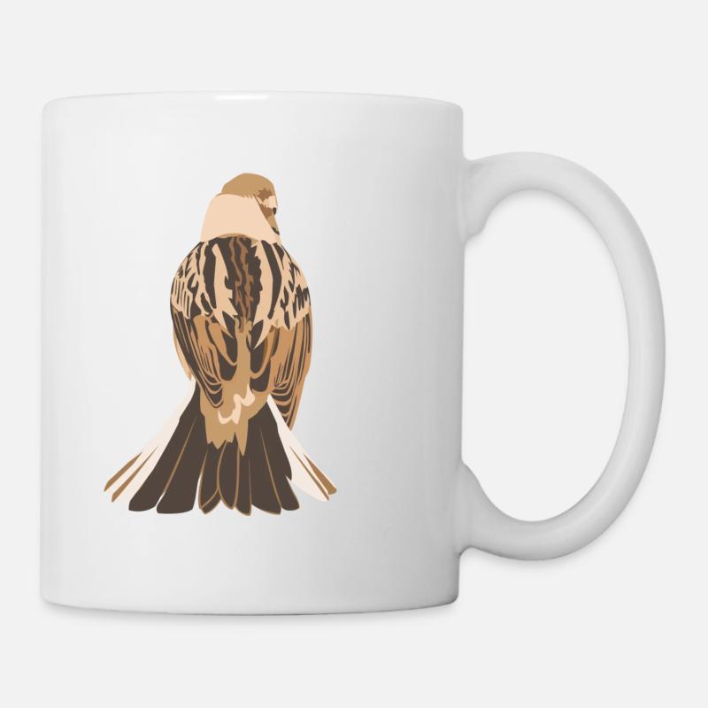 Reed Bunting logo - Mug - white