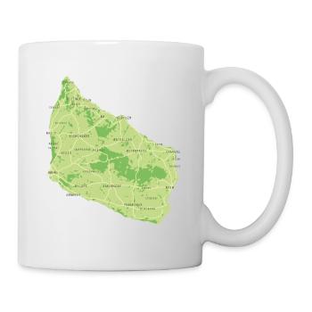 Bornholmer map - Mug - white - Right