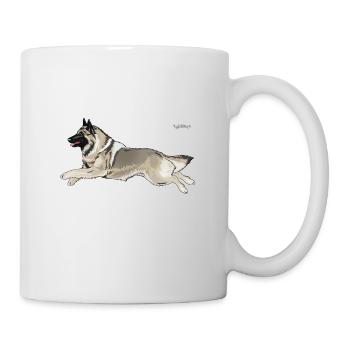 BelgianShep Diamonds3 - Mug blanc - blanc - Droite