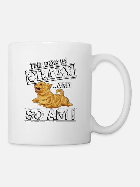 Norwich Terrier Crazy 2 - Tasse - Weiß