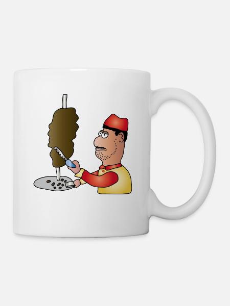 Doner | Doner kebab doner kebab cadeau - Mug blanc - blanc