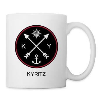 Hanseatic city Kyritz at the rattle - Mug - white - Right