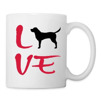 Labrador - Mug blanc - blanc - Droite