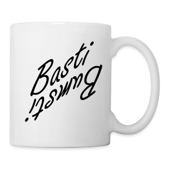 Österreich Basti Bumsti Politik Shirt - Tasse - Weiß - Rechts