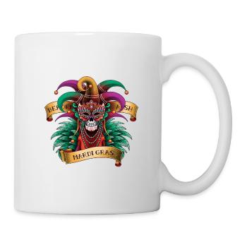Mardi Gras - Tasse - Weiß - Rechts