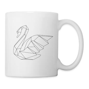 Cygne - Mug blanc - blanc - Droite