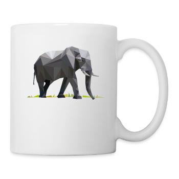 Elephant - Mug blanc - blanc - Droite