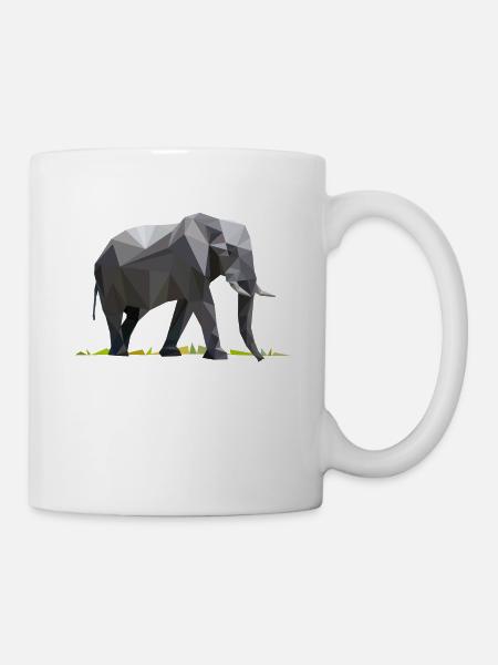 Elephant - Mug - white