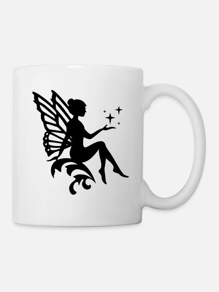 Fairy in your favorite color - Mug - white
