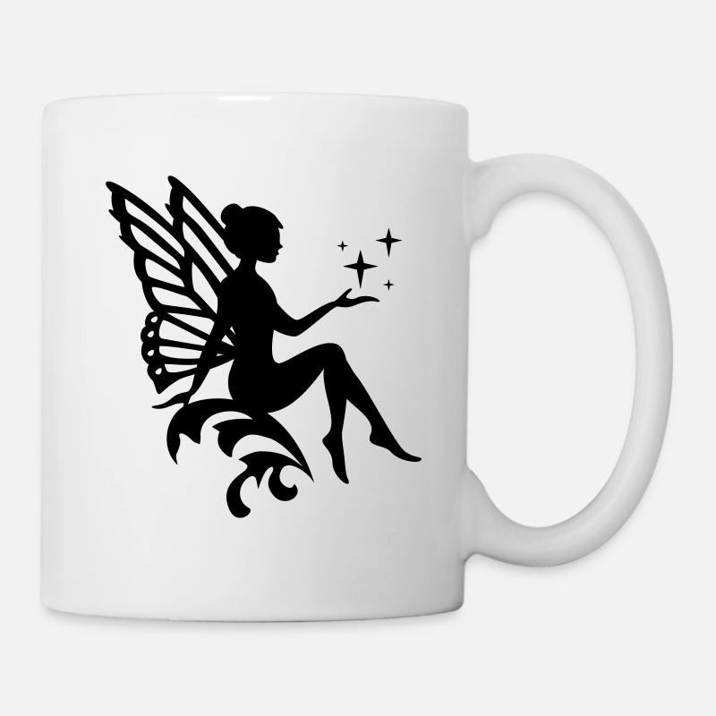 Fee in Deiner Wunschfarbe - Tasse - Weiß