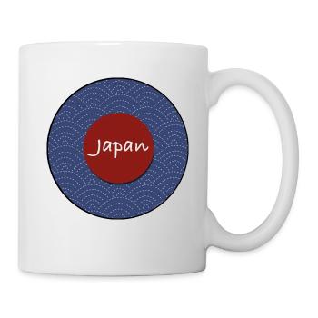 Japan Lettering - Japanese Sashiko Pattern - Mug - white - Right