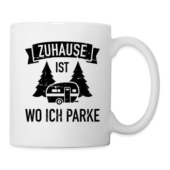 Wohnwagen - Tasse - Weiß - Rechts