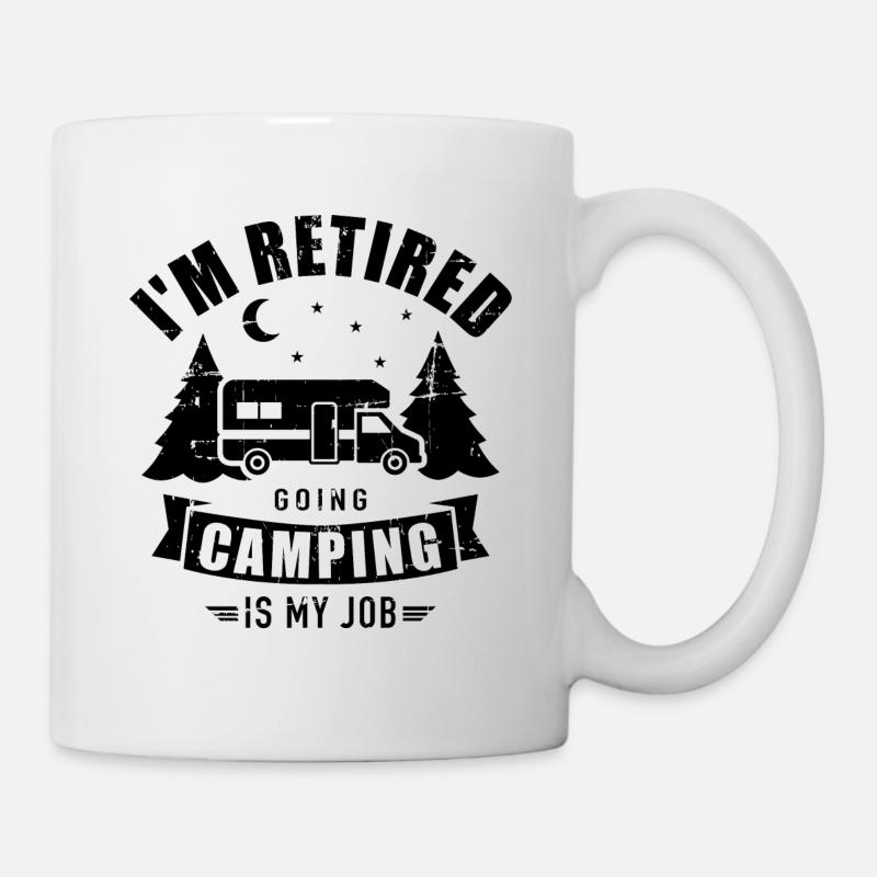 Campeur - Mug blanc - blanc