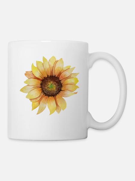 Sunflower - Mug - white