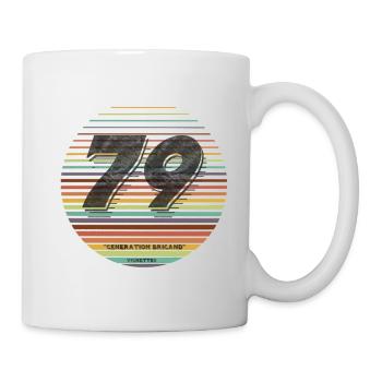 Génération vignette 1979 - Mug blanc - blanc - Droite