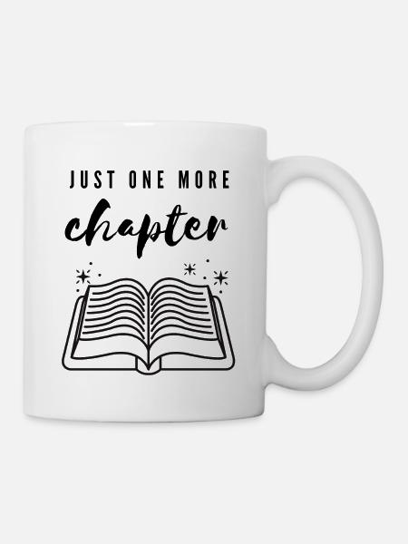 Encore un chapitre - Amoureux des livres - Mug blanc - blanc