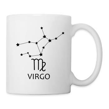 Horoscope Virgo constellation Virgo - Mug - white - Right