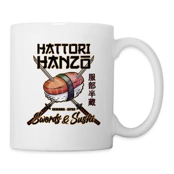Hattori hanzo swords and japan sushi gift - Mug - white - Right