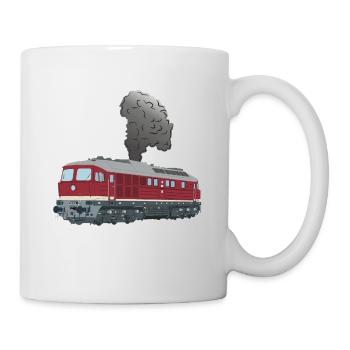 Ludmilla Lok Diesel Locomotive Taiga Drum BR 130 BR 132 - Mug - white - Right