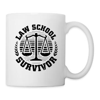 Études de droit | Avocat juge juridique cadeau - Mug blanc - blanc - Droite