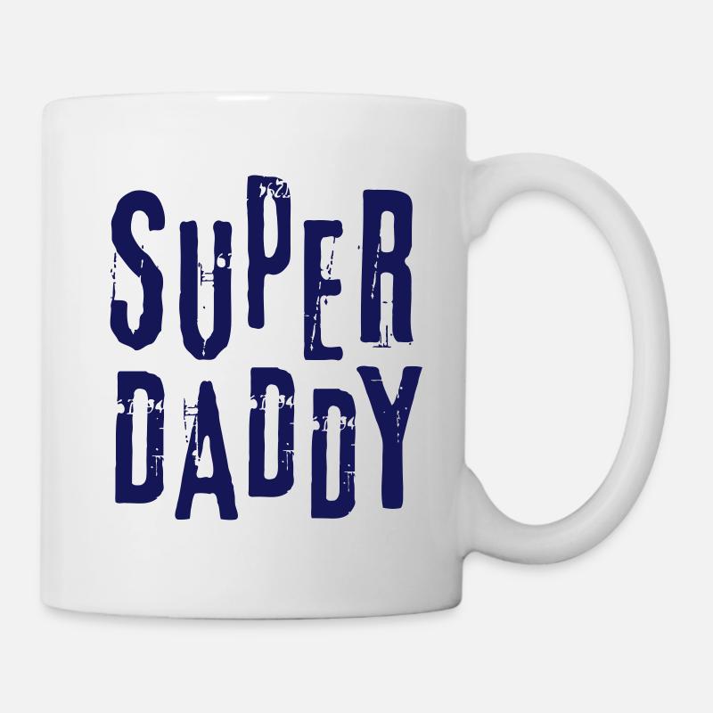 Bester Papa Held Vater Superdaddy Vatertag Daddy - Tasse - Weiß