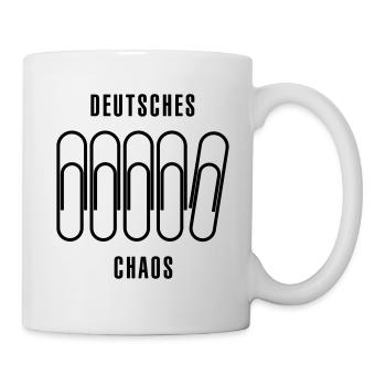 Deutsches Chaos - Tasse - Weiß - Rechts