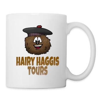 Hairy Haggis Tours T Shirt - Mug - white - Right