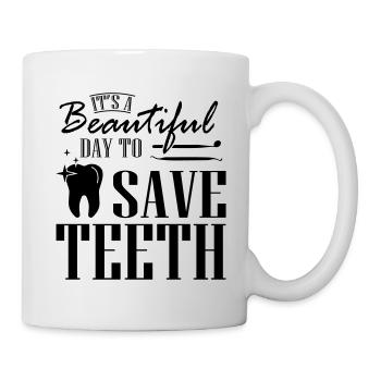 Save Teeth Dentist - Mug - white - Right