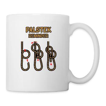 Palstek Reminder Segelknoten Sportbootführerschein - Tasse - Weiß - Rechts