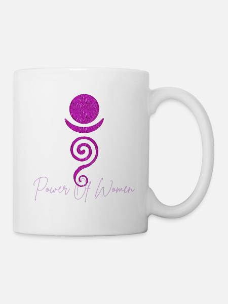 Goddess Symbol - Power Of Women 3 - Tasse - Weiß