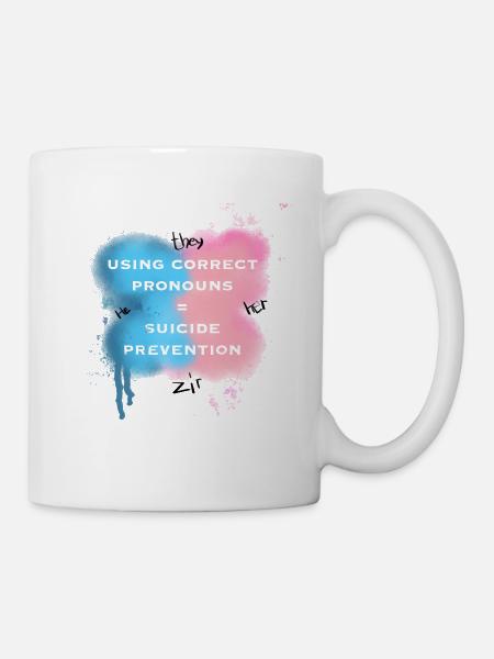transgender suicide prevention - Mug - white