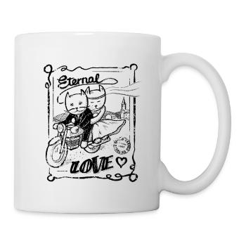 Eternal Love - Eternal Love motorcycle bike - Mug - white - Right