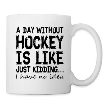 Hockey Sport Funny Saying - Mug - white - Right
