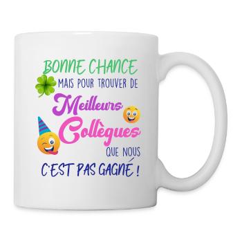 Collègue Meilleurs collègues - Mug blanc - blanc - Droite