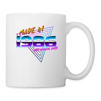 fait en 1986 • 36ème anniversaire année de naissance année de naissance rétro - Mug blanc - blanc - Droite