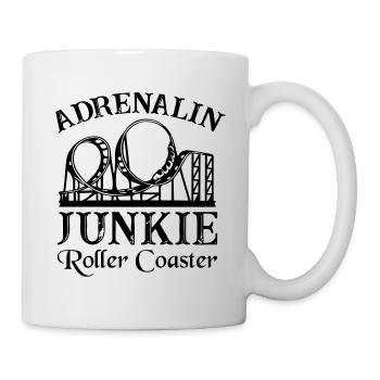 Adrenaline Junkie Roller Coaster - Mug - white - Right