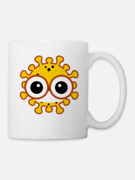 CORONA & COVID-19 Design - Tasse - Weiß