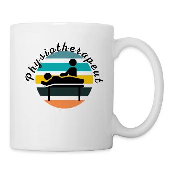 Physiotherapeut - Tasse - Weiß - Rechts
