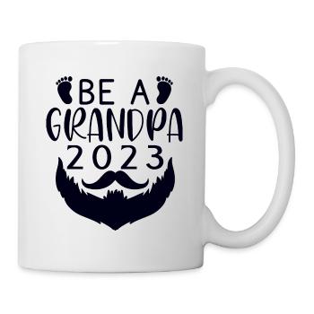 Grandpa-to-be 2023, I'll be a grandpa in 2023, grandpa in 2023 - Mug - white - Right