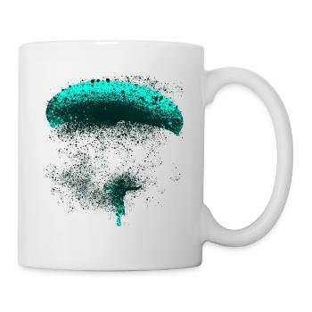 Paraglider splash blue - Mug - white - Right