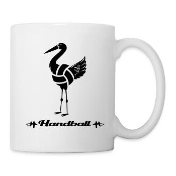 handball handballspieler - Tasse - Weiß - Rechts