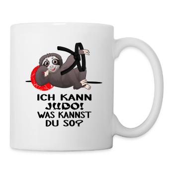 Judoka kann Judo Kampfsport-JUDO - Tasse - Weiß - Rechts