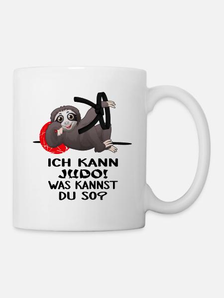 Judoka kann Judo Kampfsport-JUDO - Tasse - Weiß