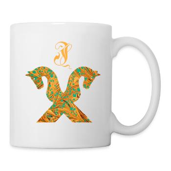 pferdegiebel e 95 j - Tasse - Weiß - Rechts