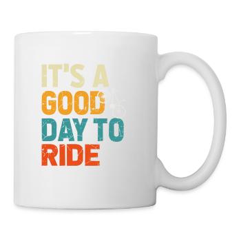 Bicycle Gift, Bike lover, It's A Good Day To Ride - Mug - white - Right