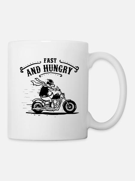 Schnell und hungrig! - Tasse - Weiß