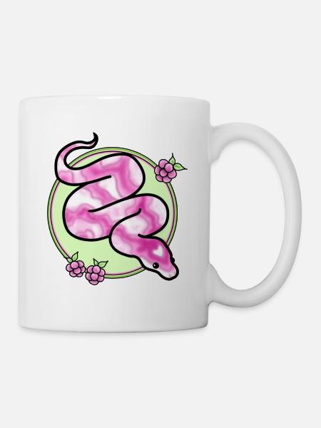 Raspberry snake - Mug - white