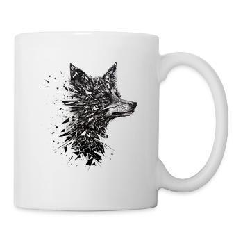 Fox Fox Motif Animals Gift Art Animal Motif - Mug - white - Right