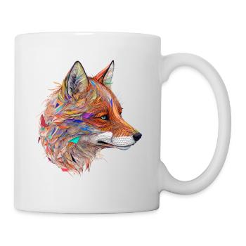 Fox Fox Motif Animals Gift Art Animal Motif - Mug - white - Right